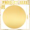 Round Paper Placemats Decorative Disposable Place Mats Table Mats for Dining Wedding Table Decoration Home Banquet New Years Festive Party Birthday Holiday (Gold, 100)